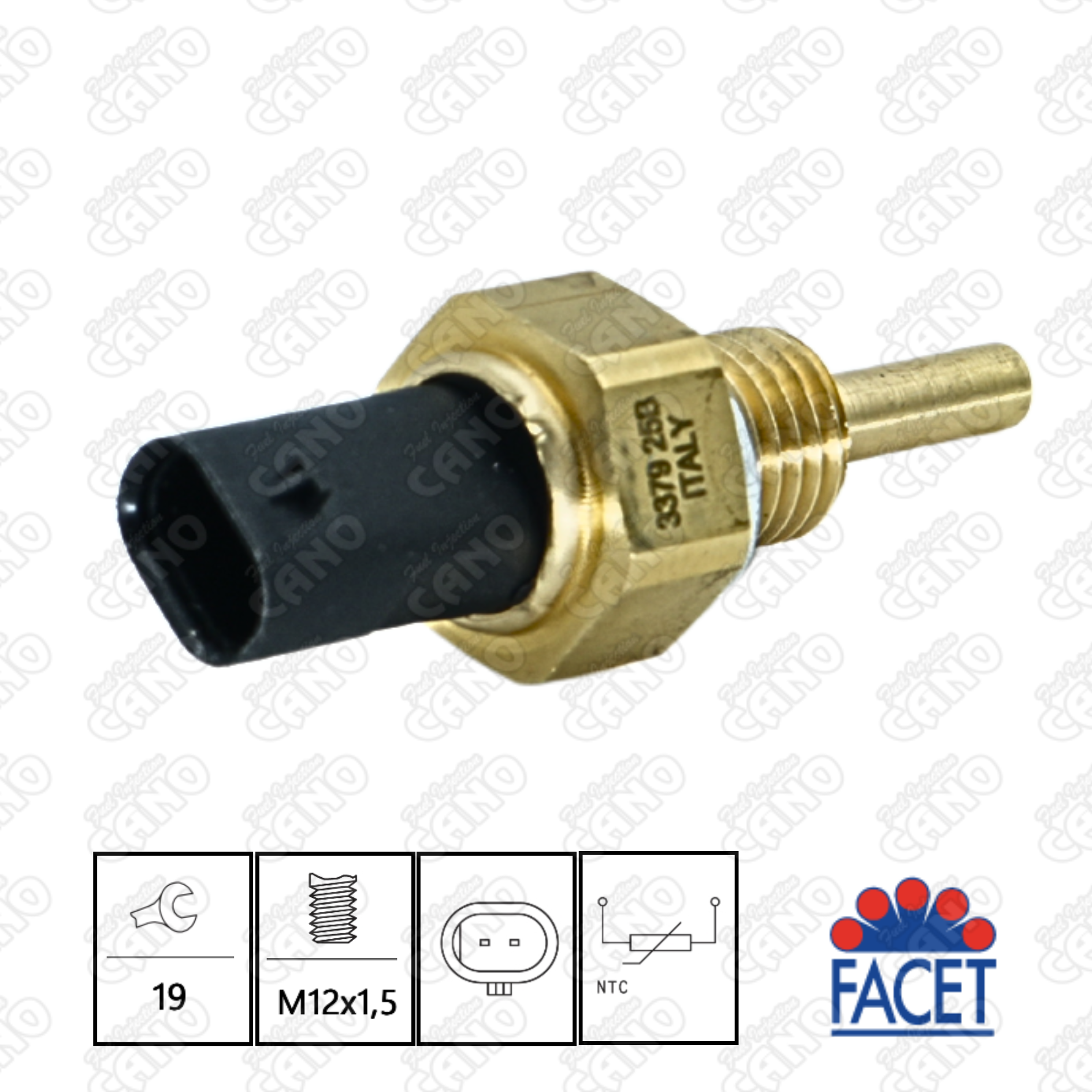 SENSOR DE TEMPERATURA CHEVROLET SPIN | 25186240