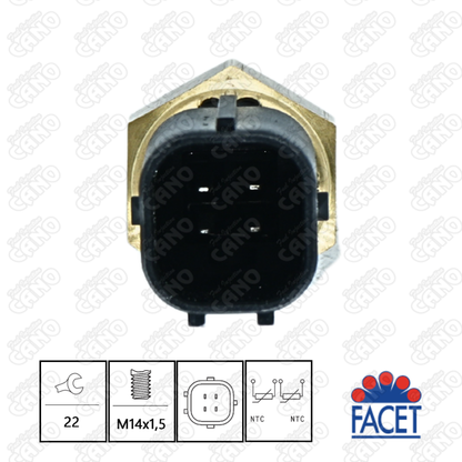 SENSOR DE TEMPERATURA MERCEDES BENZ, SSANGYONG | 0115425117