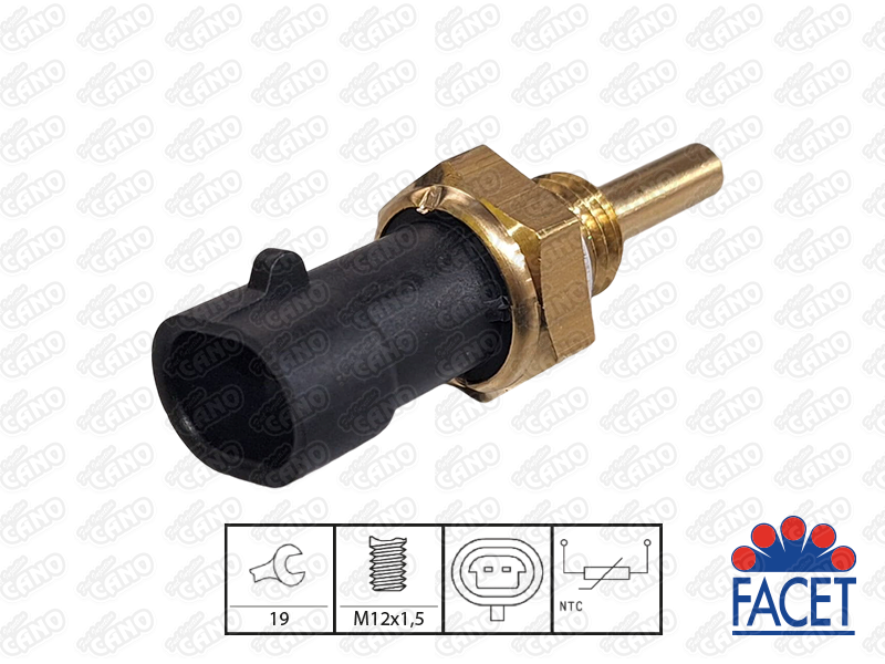 SENSOR DE TEMPERATURA DAEWOO, CHEVROLET (FACET) - 7.3098 | OEM: 96182634