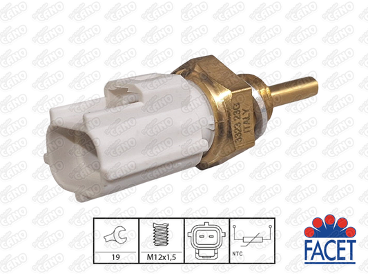SENSOR DE TEMPERATURA TOYOTA YARIS, HILUX (FACET) - 7.3323 | OEM: 89422-06010