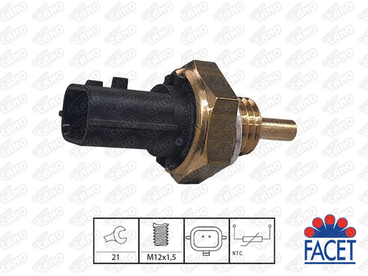 SENSOR DE TEMPERATURA RENAULT LOGAN, MEGANE (FACET) - 7.3341 | OEM: 8200720768