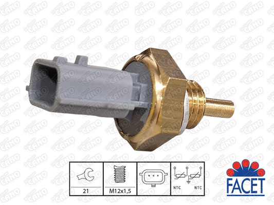 SENSOR DE TEMPERATURA RENAULT LOGAN (FACET) - 7.3365 | OEM: 226300717R