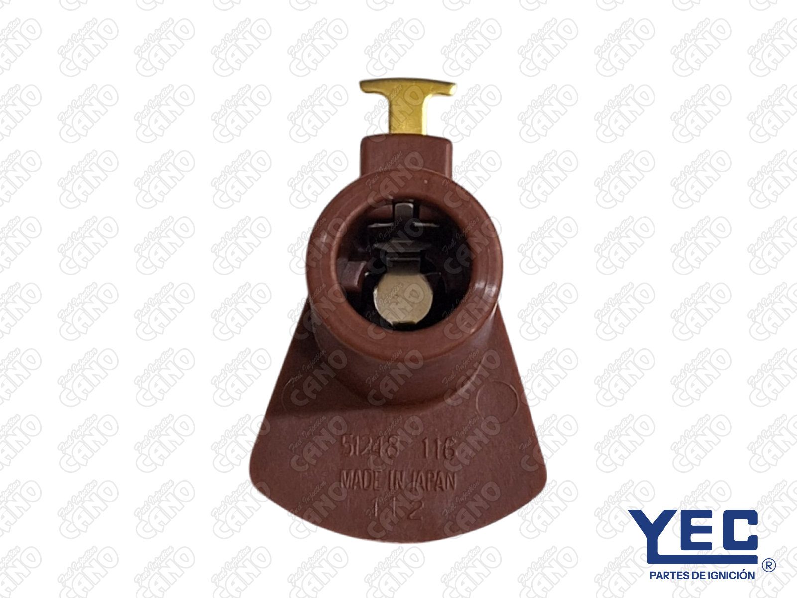 ROTOR DE DISTRIBUIDOR TOYOTA COROLLA, TERCEL, CELICA, 4A, 3S | YR-112 (YEC)